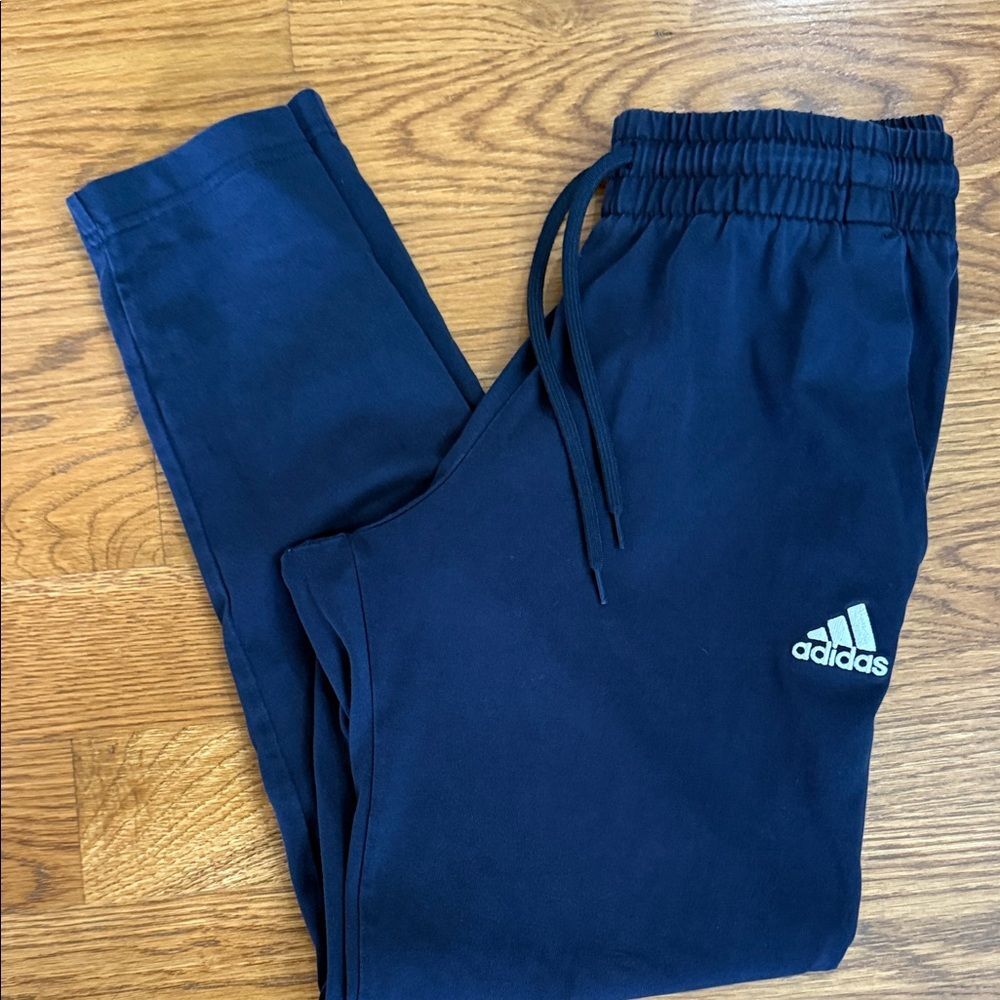 Women’s Adidas Dark Blue Joggers with Logo - Picture 8 of 8